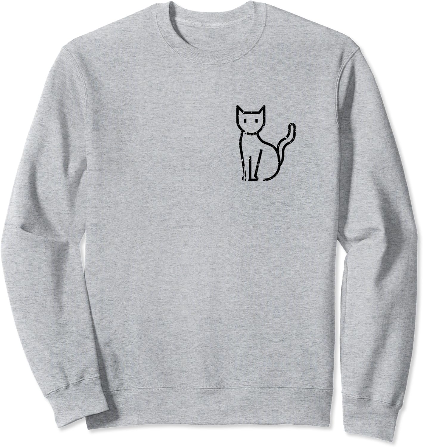 Sweatshirt with cat design Clearance
