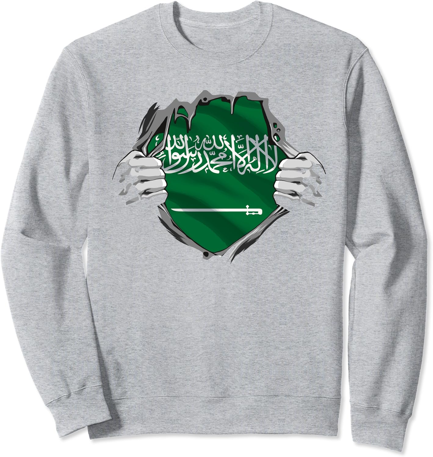 Amazon 面白いサウジアラビア国旗 国 アジア トレーナー トレーナー パーカー 通販