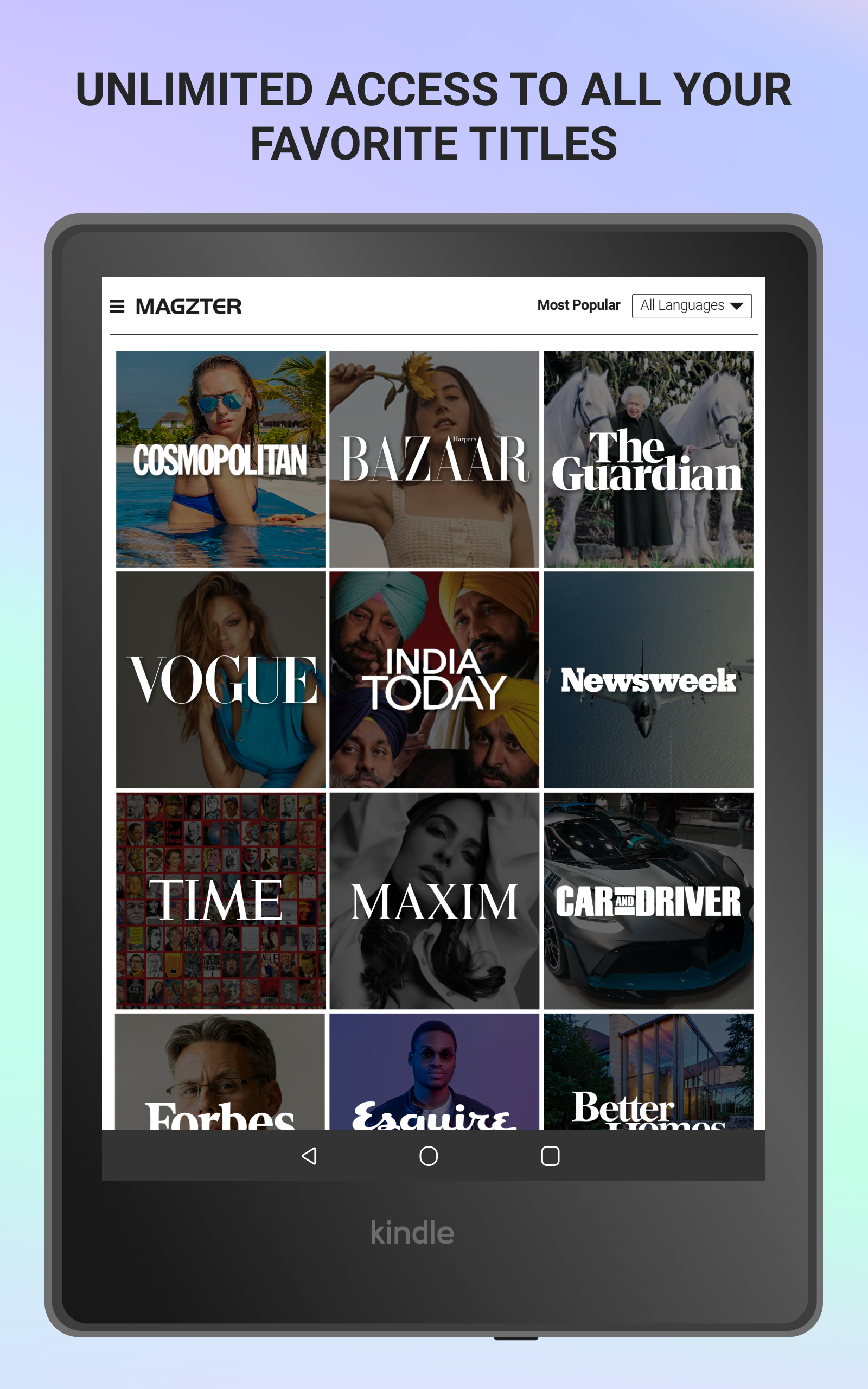 Magzter: 8,000+ Digital Magazines & Newspapers - App on Amazon Appstore