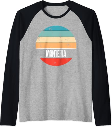 Montería Colombia City Trip Raglan Baseball Tee