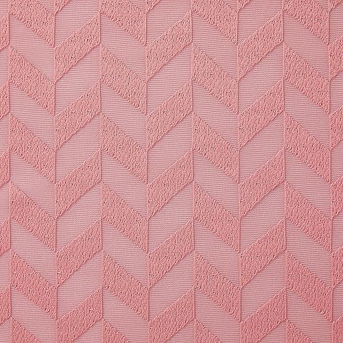 Miniatura 6 de HLC.ME Paneles de cortinas gruesas semitraslúcidas con dobladillo para barra, para ventana de dormitorio y sala de estar, juego de 2 (54 pulgadas de