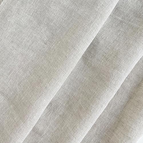 Miniatura 3 de 100% tela de lino, hilo de alta torsión 21s, peso ligero, precortado 3 años (natural claro)