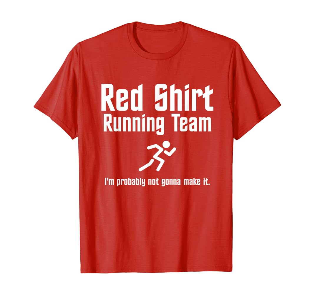 Red shirt running team Clearance