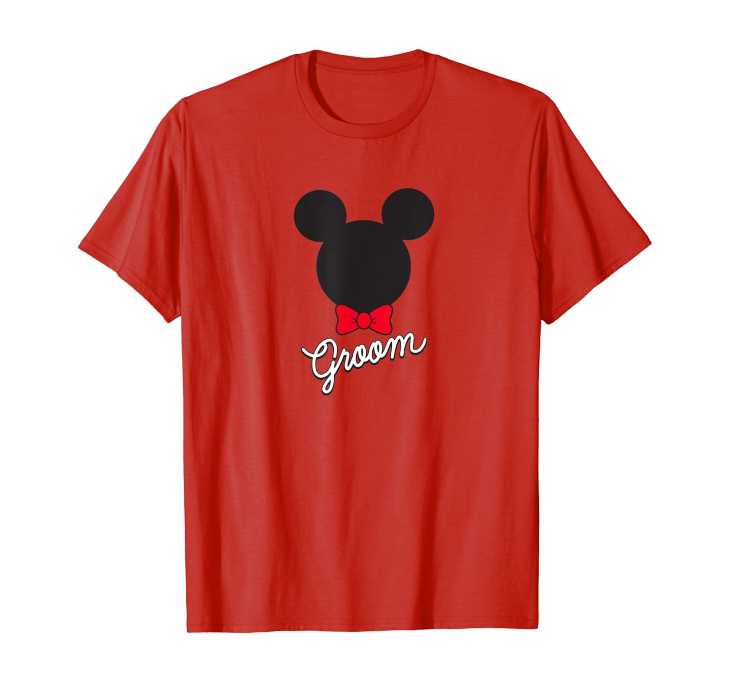Amazon Com Disney Mickey Mouse Icon Bowtie Groom Wedding T Shirt