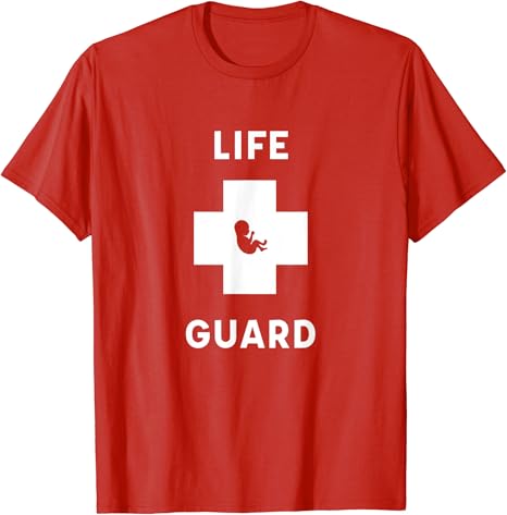 Lifeguard pro life t shirt Clearance