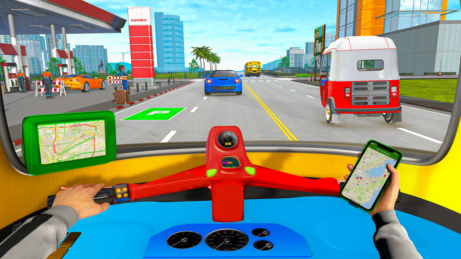 Real Tuk Tuk Auto Rickshaw Game 3D, Modern Tuk Tuk Rickshaw Driving ...