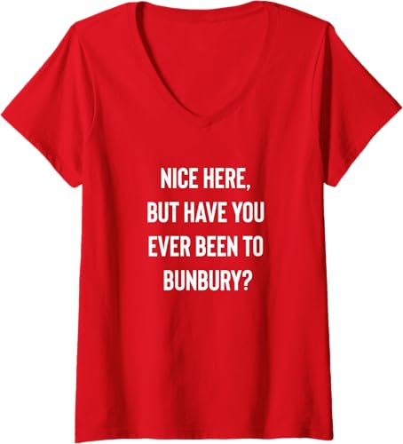 Miniatura 5 de Nice Here But Have You Ever Been To Bunbury V-Neck T-Shirt