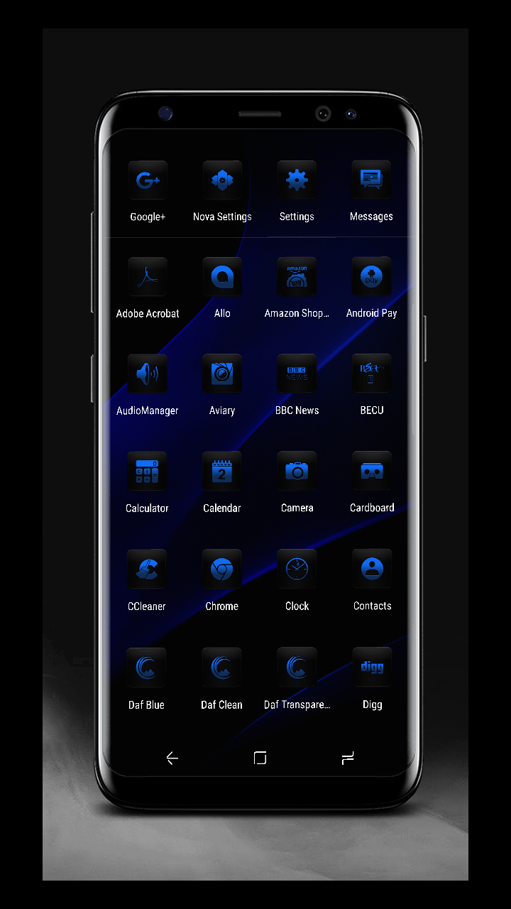 Sam Blue Icon Pack - App on Amazon Appstore