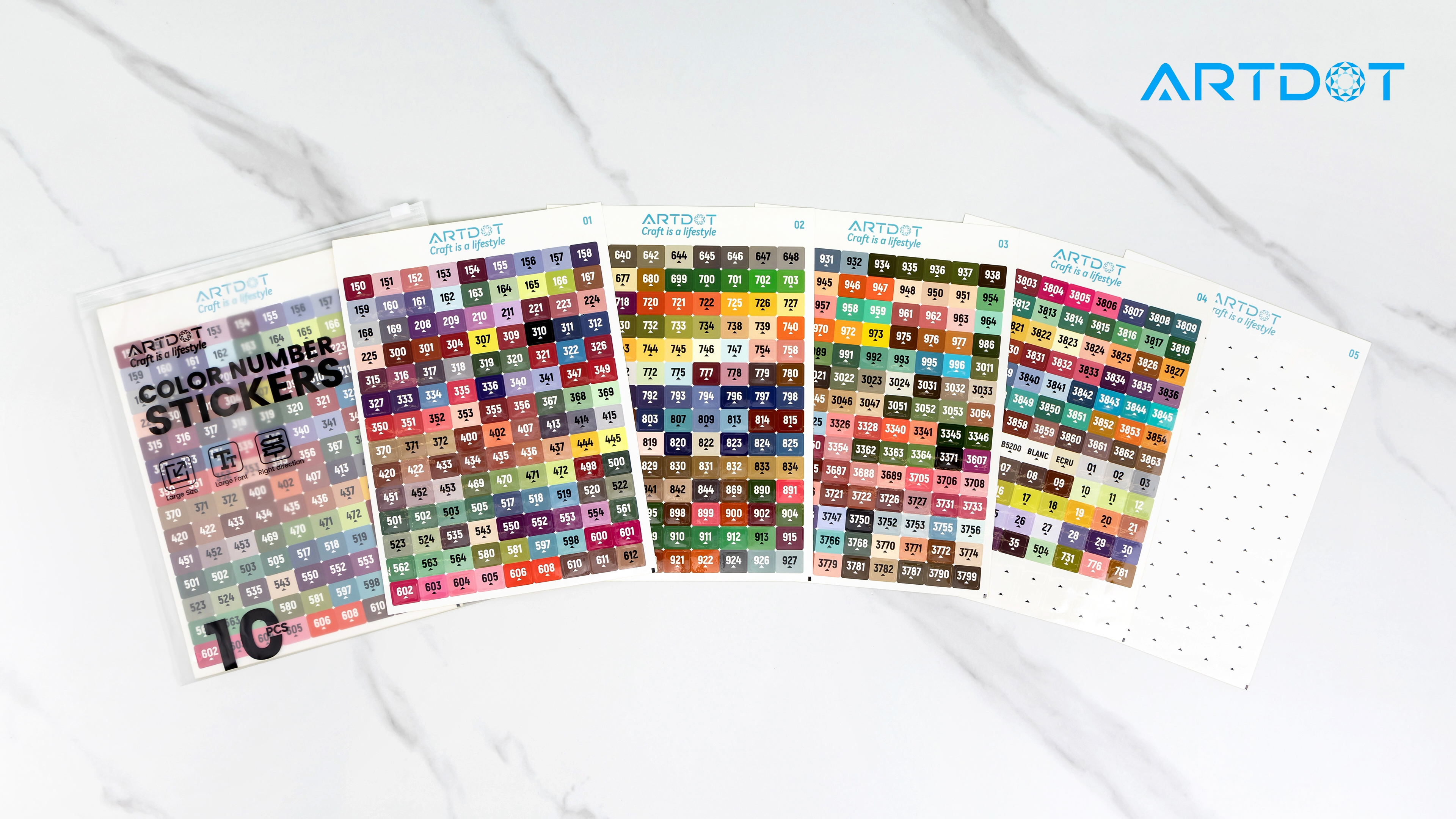 ARTDOT Boite Rangement Diamond Painting, Portable Malette Diamond Painting Accessoires pour Kit Peinture Diamant Adult, Conçus pour l'Organisation et le Rangement des Perles,420 Emplacements Fleurs