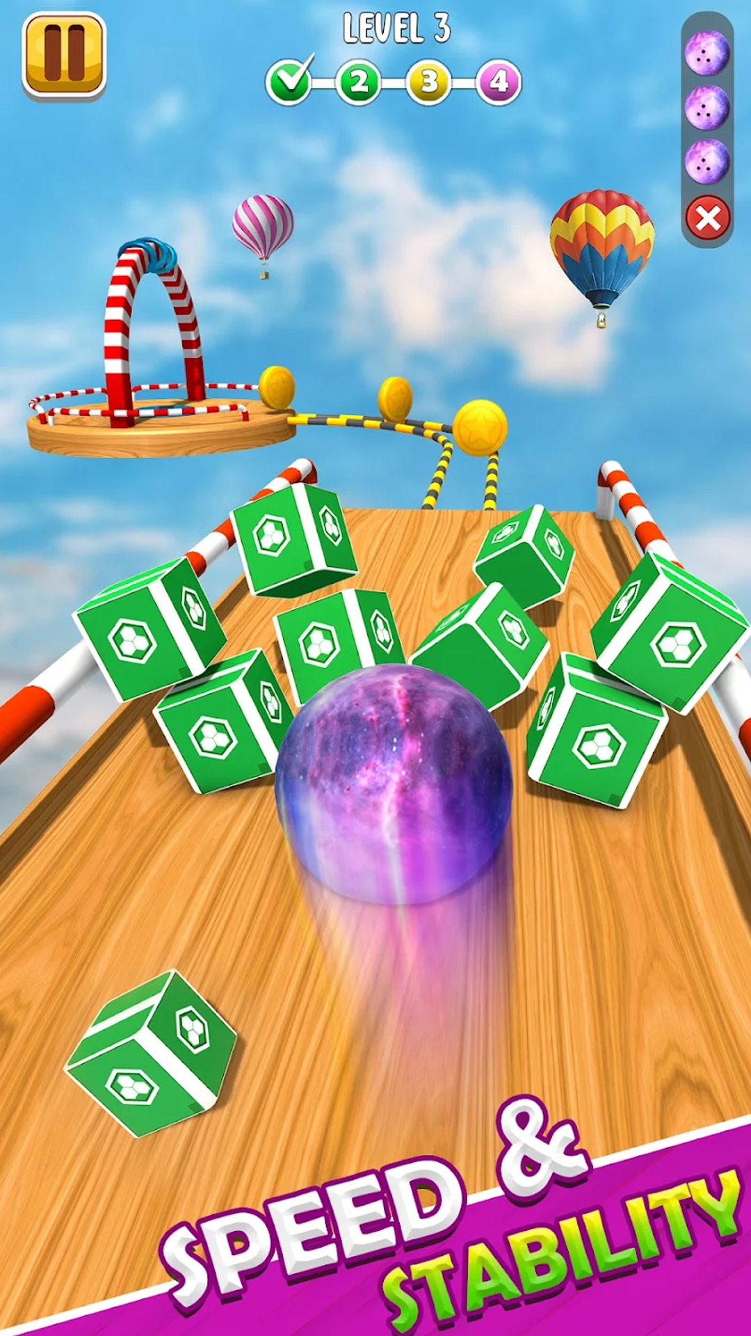 Move One Ball Moving Balls Challenge 3D: Fun Sphere Rolling Puzzle - App on Amazon ...