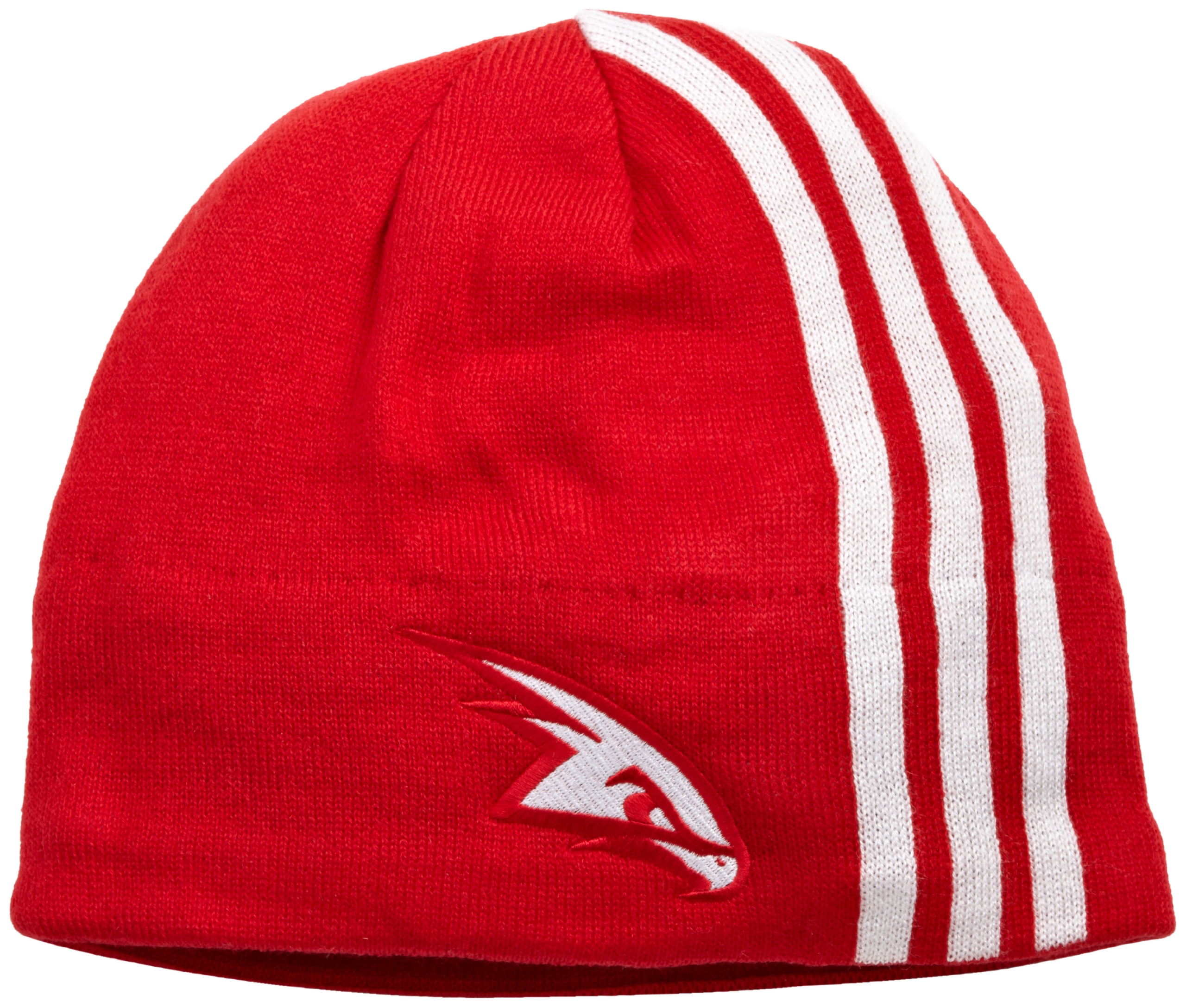 NBA Authentic Team Knit Hat - Kf10Z, Atlanta Hawks, One Size, Red/white , Atlanta Hawks , Red