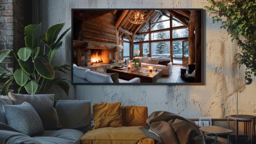 Ambiance chaleureuse au coin du feu - Chaleur du foyer et douces braises du chalet – vue 9