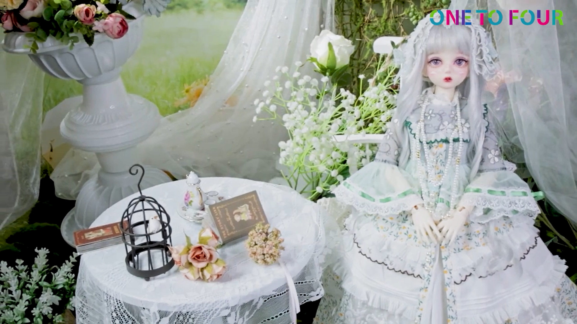 男女兼用 ほぼ新品1/4 BJD 身長約49cm レジンキャストドール 訳有り