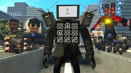 Tvman cameraman vs Toilet Monster 3D Game