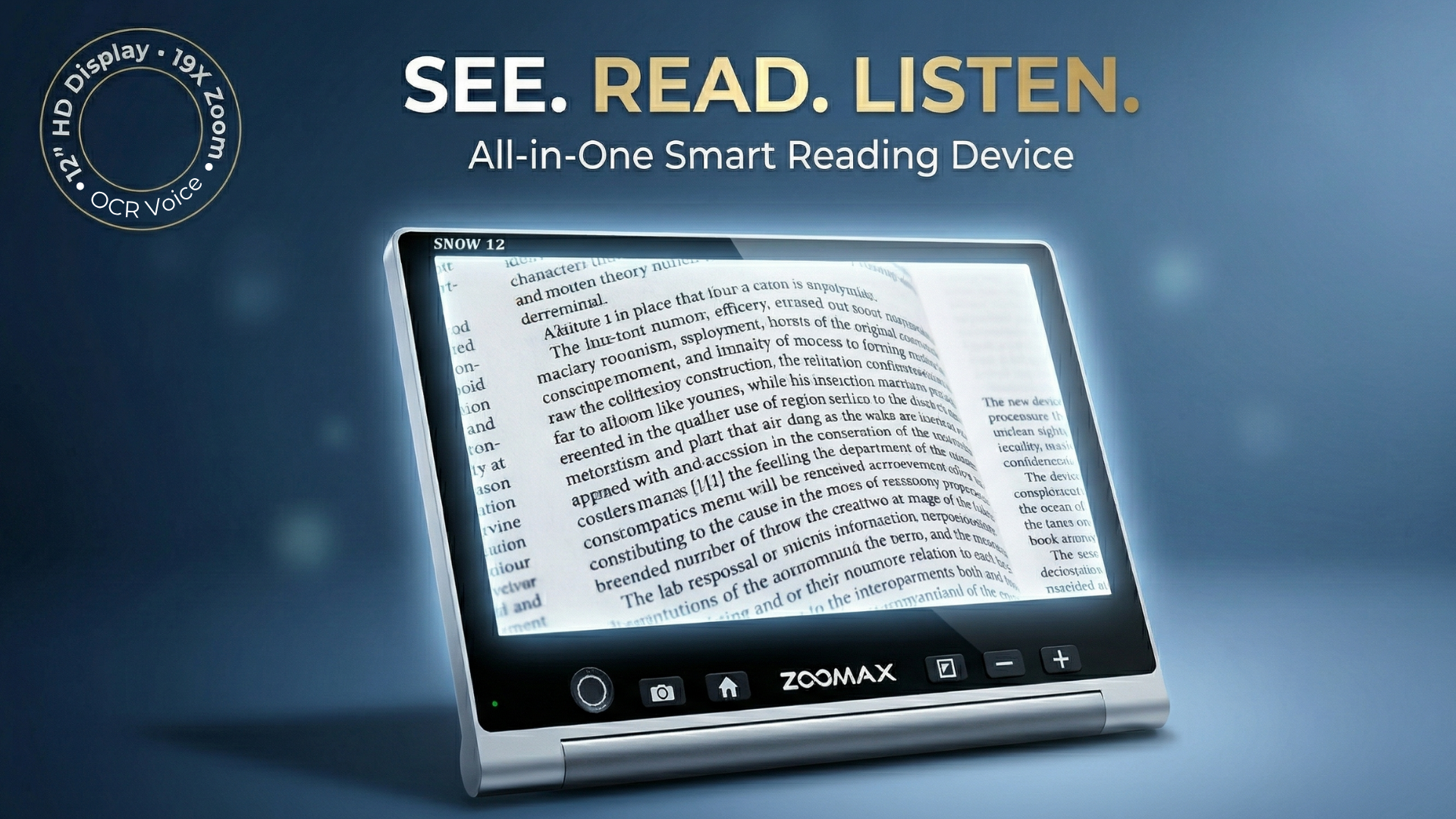 Amazon.com: Snow 12 Inch Foldable Portable Video Magnifier by