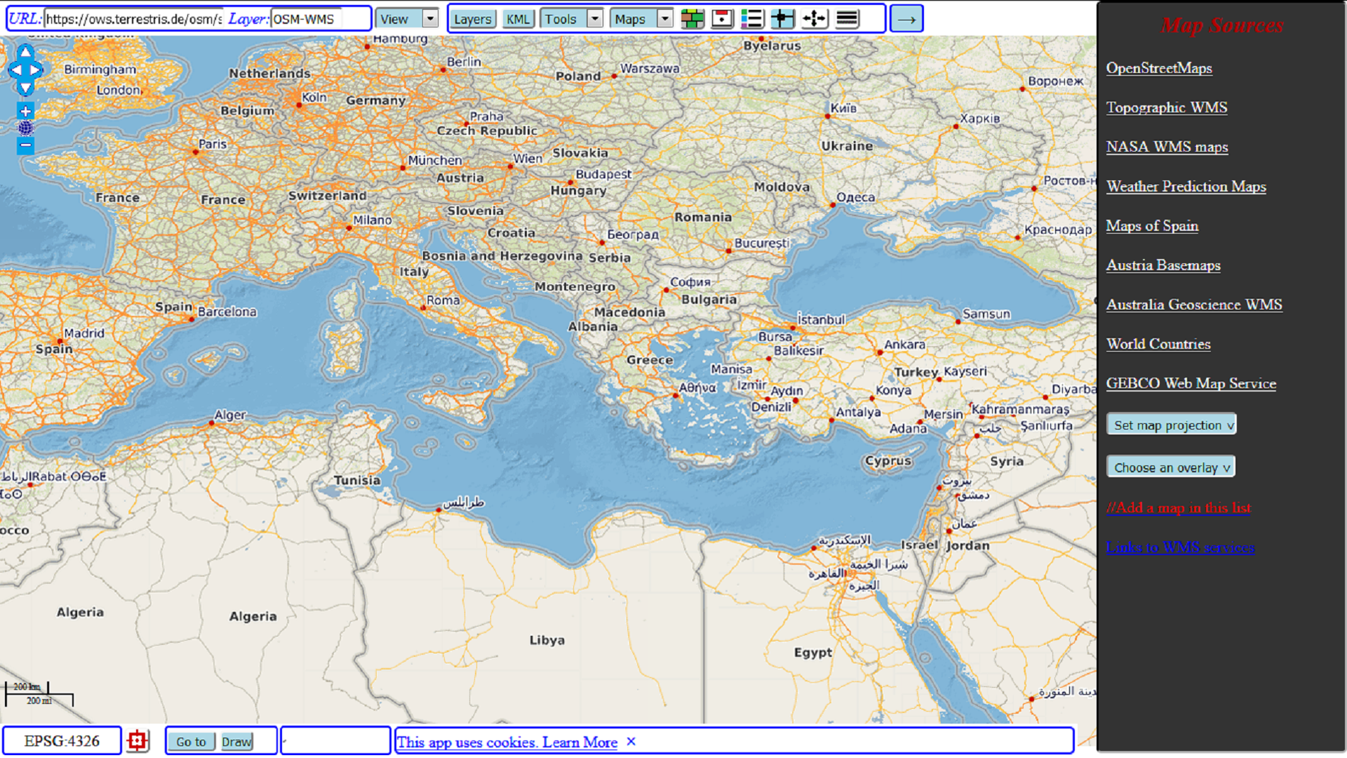 Wms Terminal Map WMS Map Gallery - App on Amazon Appstore