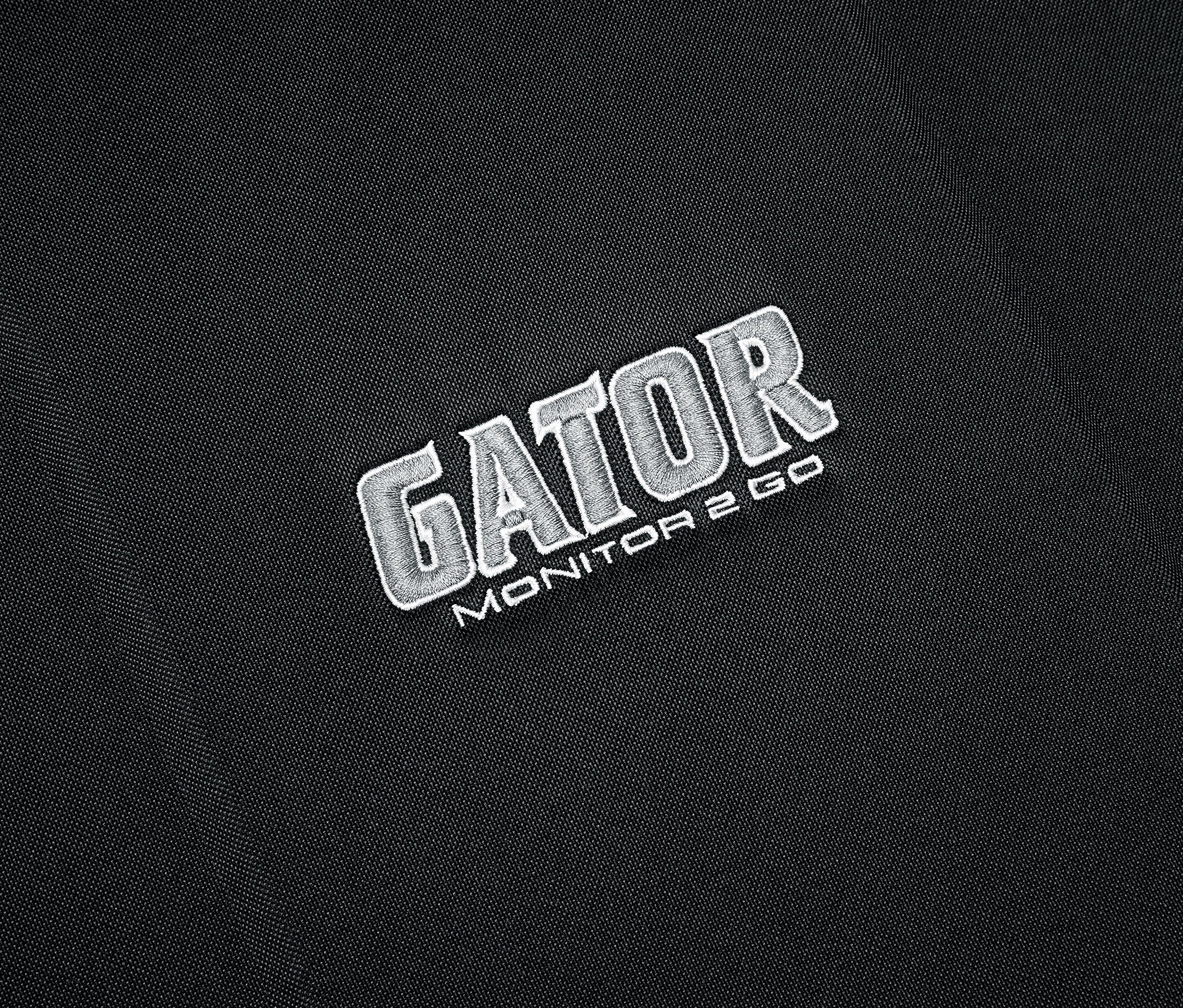 Gator Cases Estuche Ligero para Monitores de Pantalla Plana con Almacenamiento de Cables y Correa de Hombro Removible (G-MONITOR2-GO22)