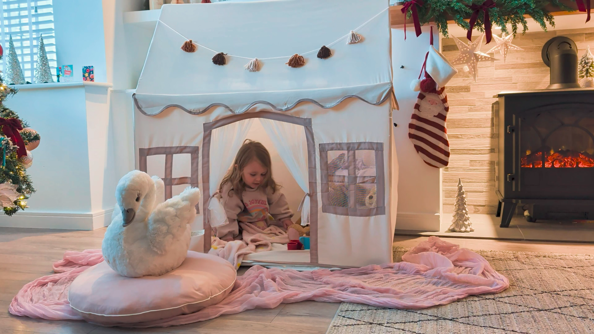 Wilwolfer Tente De Jeu Enfants Grande Maison Pour Intérieur Et Extérieur - Idéale Anniversaires Garçons Et Filles