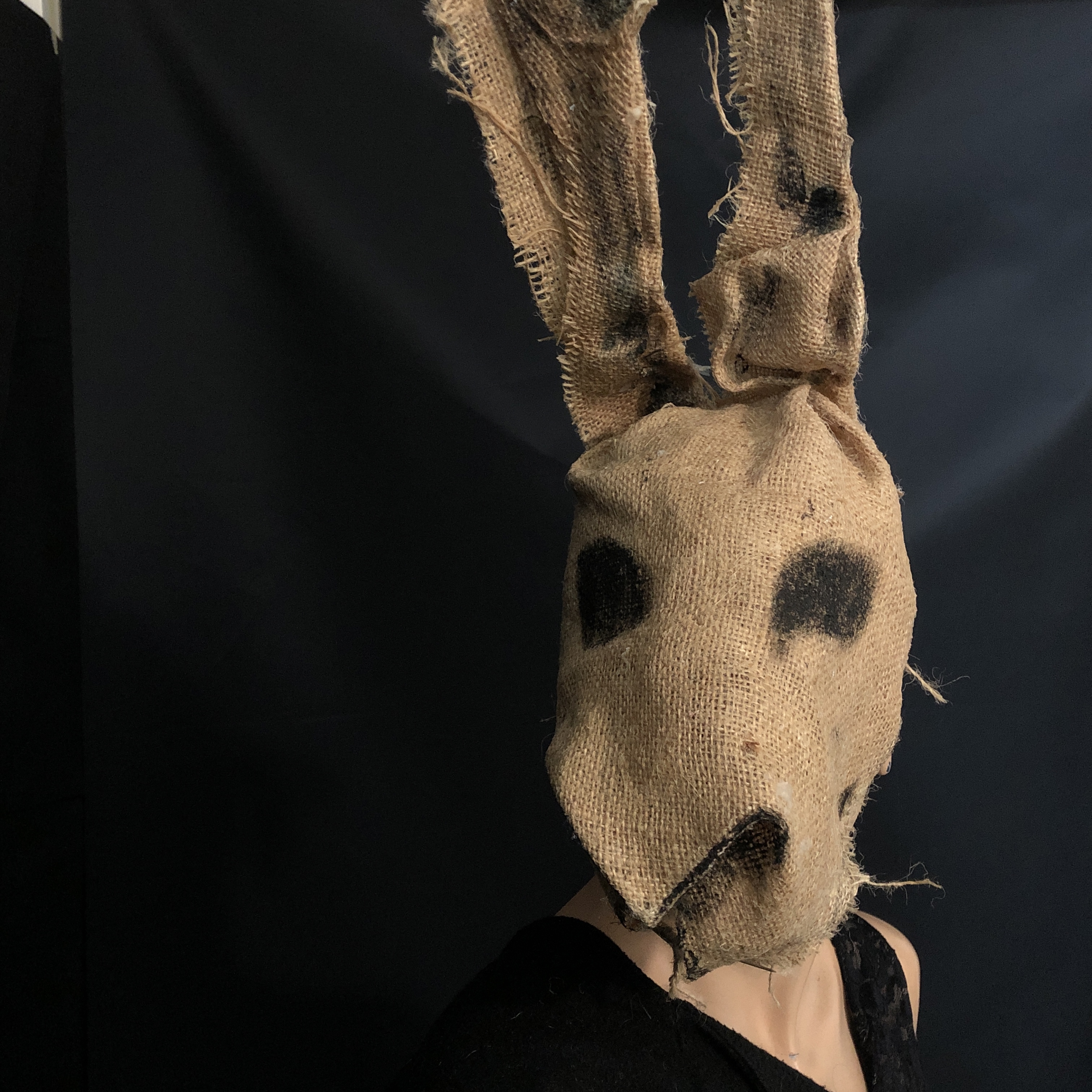 Watch Creepy Scary Burlap Rabbit Mask on Amazon Live