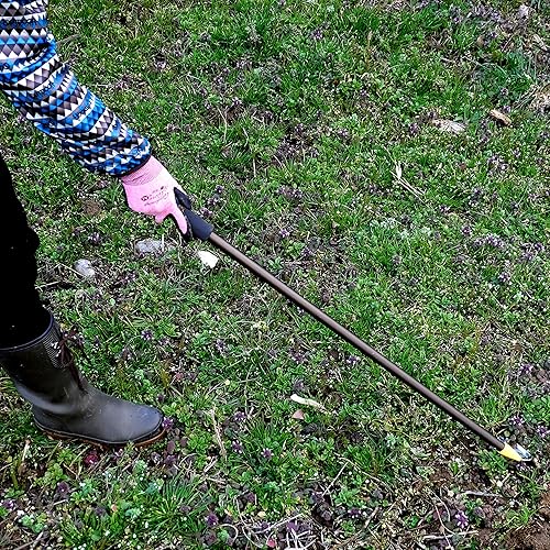 Miniatura 2 de Hoz de deshierbe mango largo 35-1/4 "acero al carbono japonés resistente, hecho en Japón, herramienta de hoz de jardín hoja afilada, hoz de