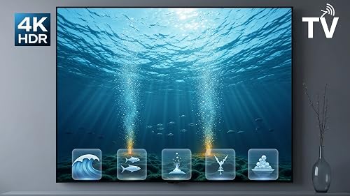 Tranquil Blue Noise Ambience 4K – Gentle Blues & Soft Sounds for Mindful Calm – vue 8