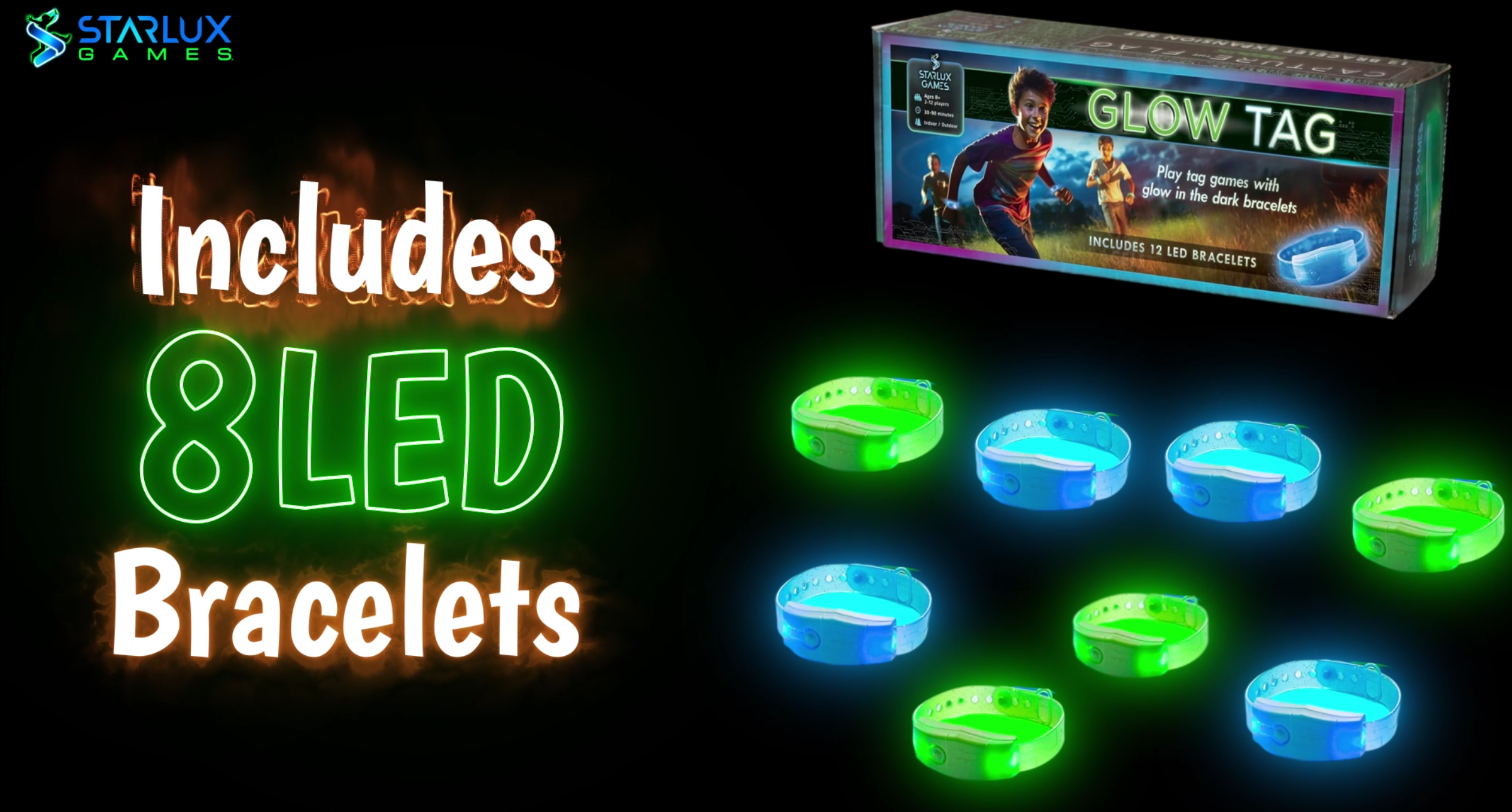 Amazon.com: Glow Tag – The Classic Game Now Glows! | 2-12 Players