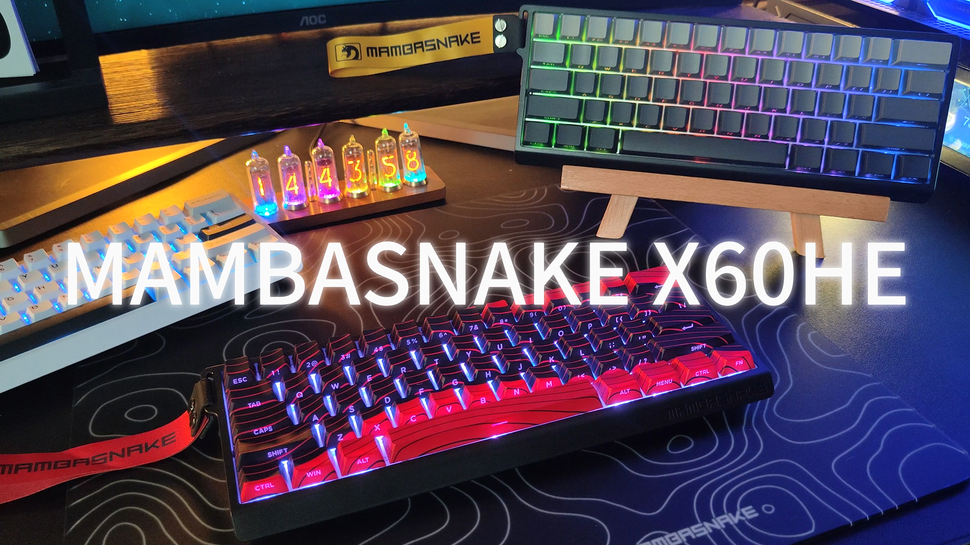 Amazon | MAMBASNAKE X60HE ゲーミング キーボード ラピットトリガー