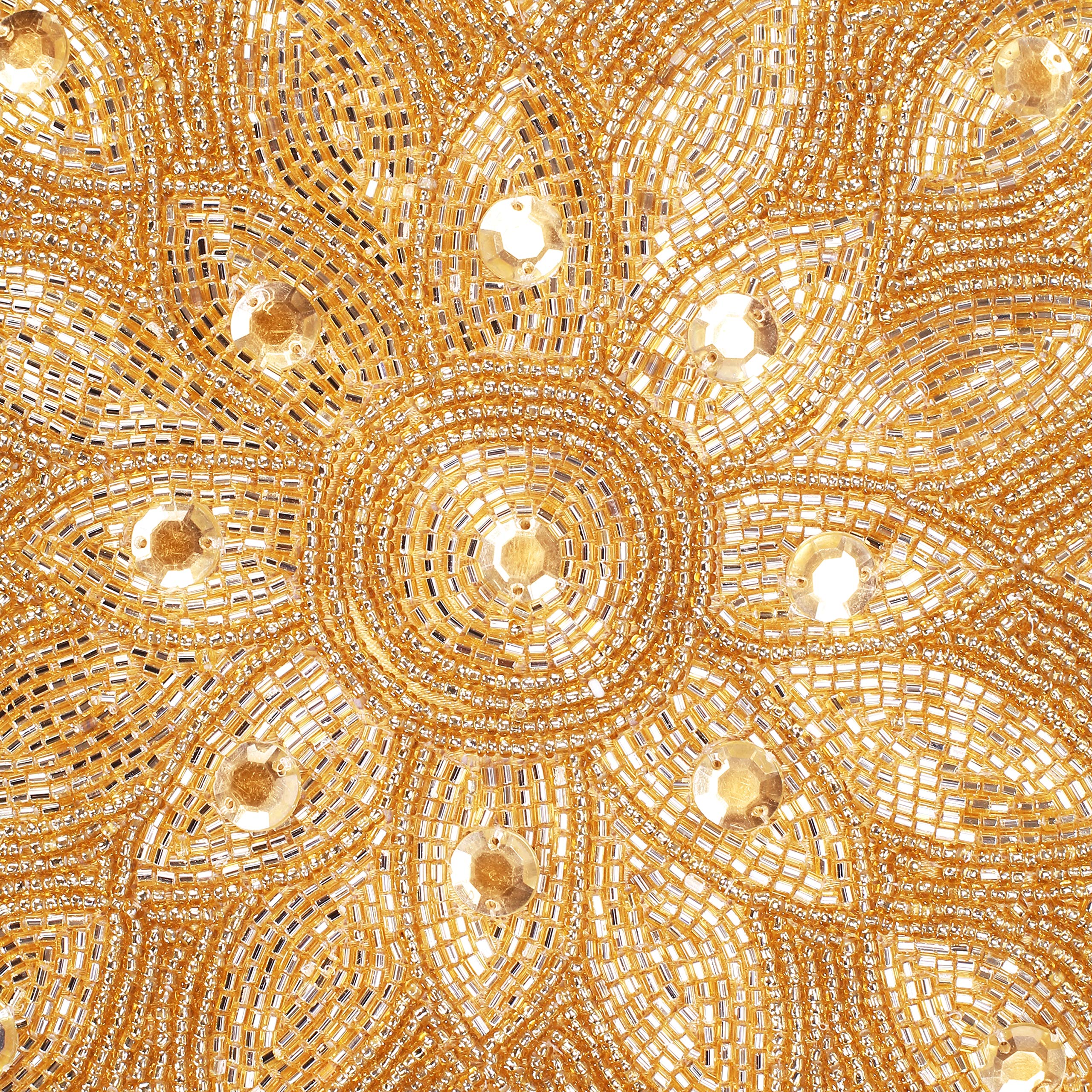 Lot de 2 housses de coussin de Noël, housses de coussin décoratives avec perles faites à la main par des artisans qualifiés, un accessoire beau et élégant pour habiller votre canapé, canapé, lit –