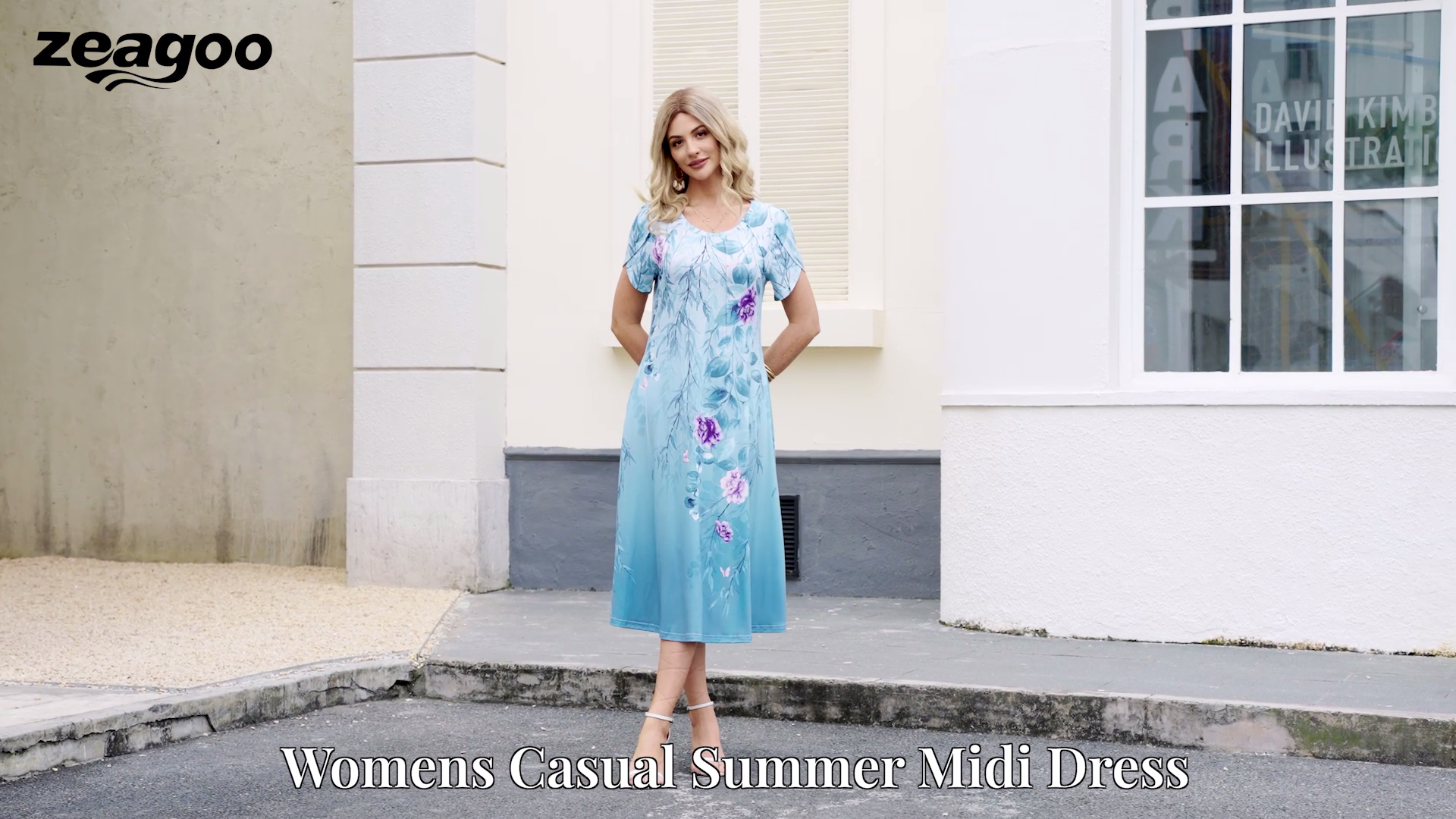 latest women's casual dresses Newshows Women's 2026 Summer Dress Square Neck A Line Flowy Beach Vacation Sundress Semi-Formal Work Business Teacher Outfits with Pockets(Black,S) at Amazon Women's Clothing store
