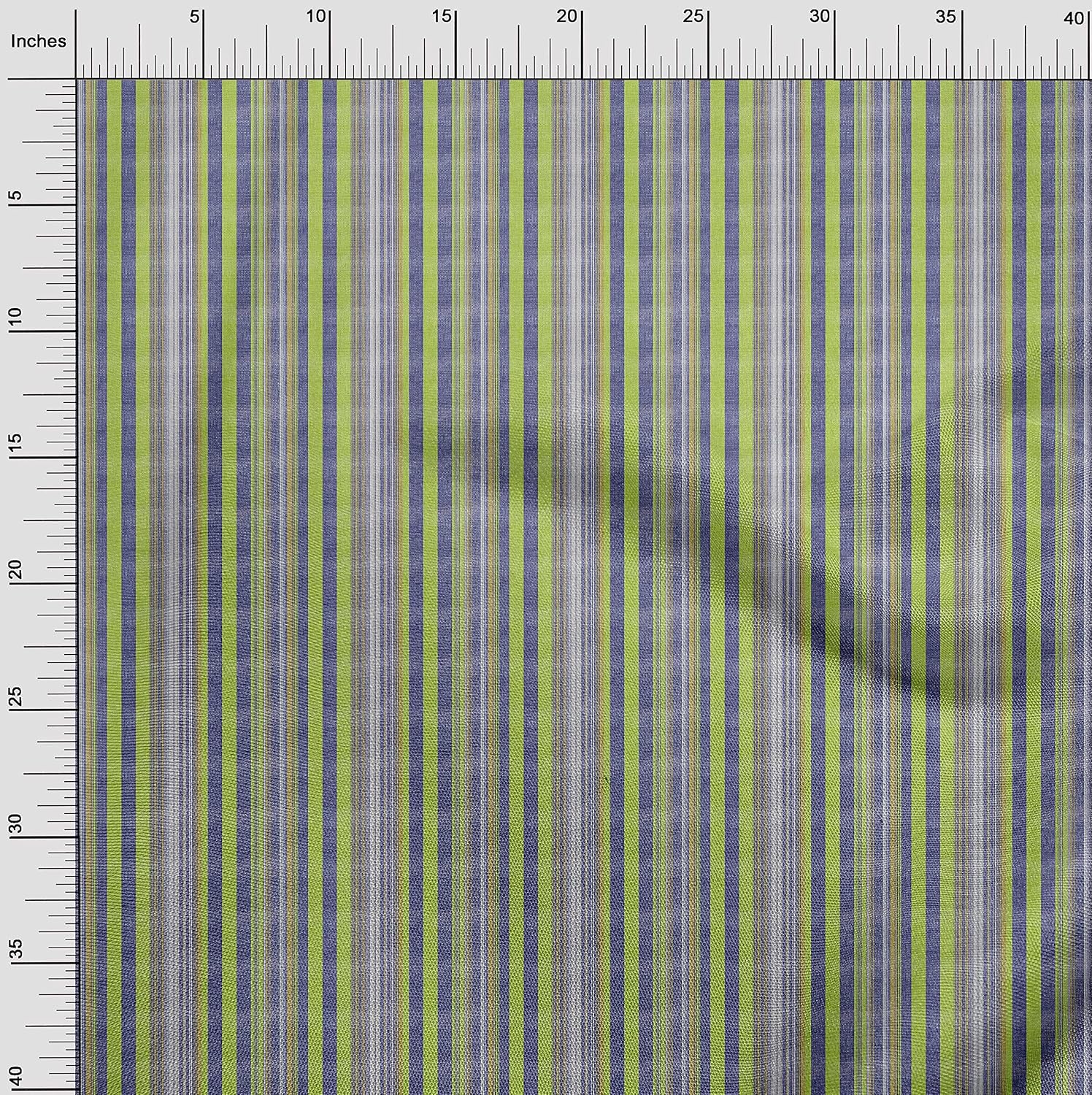 oneOone Cotton Flex Light Green Fabric Block Sewing Craft Projects Fabric Prints By Yard 40 Inch Wide-F3