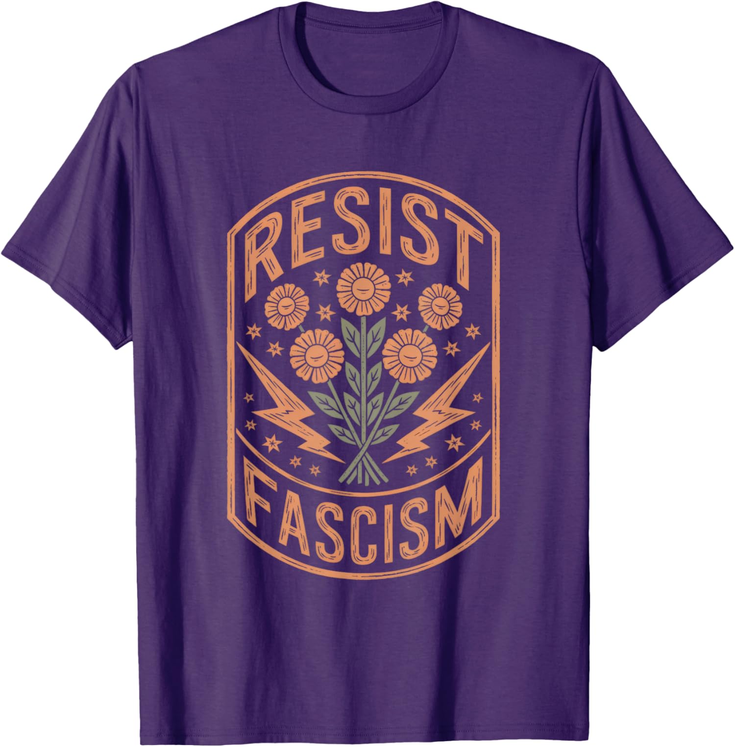 Resist Fascism Protest Trump Anti Trump President Unisex T-Shirt - Picture 6 of 8