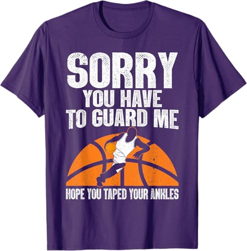 Miniatura 40 de Funny Basketball For Men Women Sports Game Basketball Player T-Shirt Black,Navy Blue,Asphalt Grey,Cranberry Red,Olive Green,Dark Heather