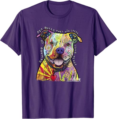 Miniatura 47 de Beware Of Pit Bulls, Dean Russo Pitbull Original - Dog Lover T-Shirt Black,Navy Blue,Asphalt Grey,Slate Grey,White,Cranberry Red,Kelly Green,Olive