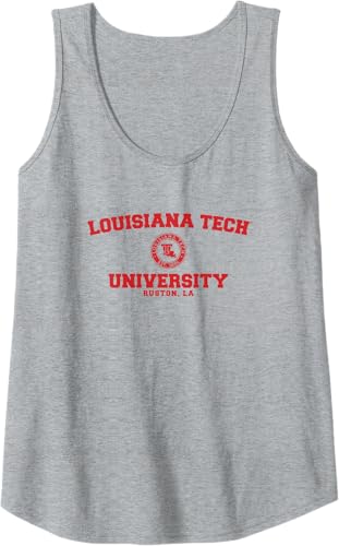 Miniatura 5 de Louisiana Tech Bulldogs Large One Color Tank Top Negro,Jaspeado Oscuro,Gris Jaspeado