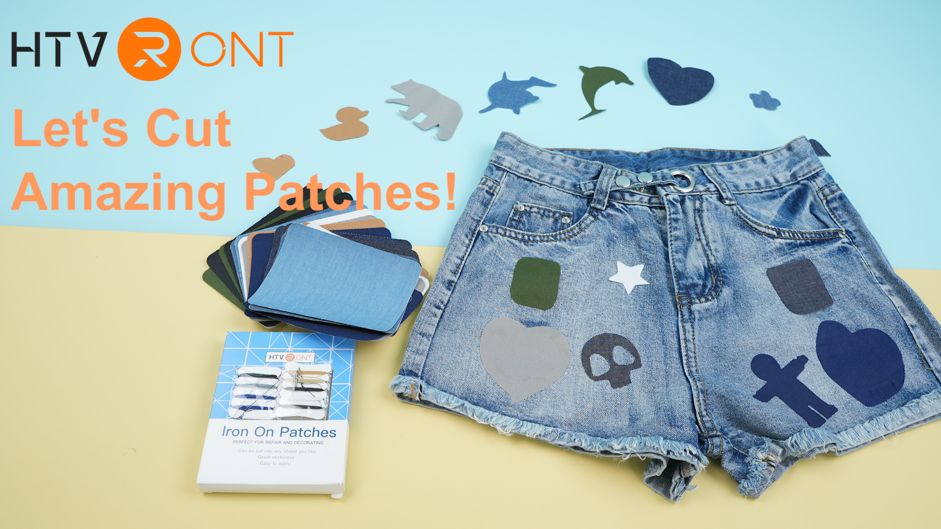 Iron On Patches For Clothing Repair 30 Pieces Fabric Patches Iron On ...