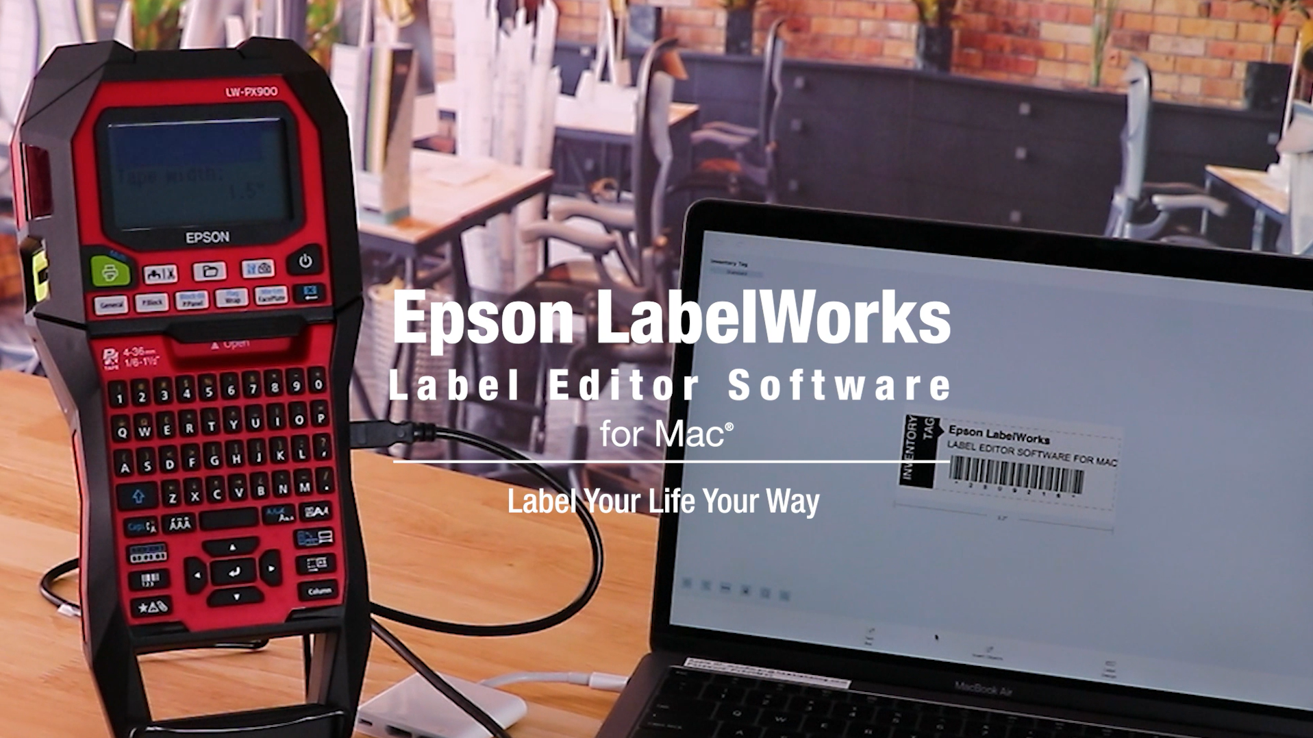 Amazon.com: LABELWORKS Epson LW-PX700 Industrial Label Maker Kit