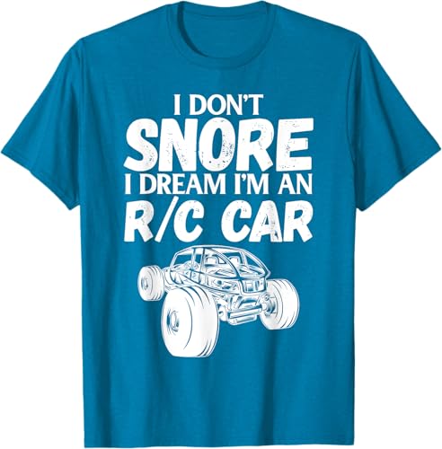 Miniatura 9 de Camiseta RC Car Racing I Don't Snore I Dream RC Racing Meme RC con cita, Negro, S