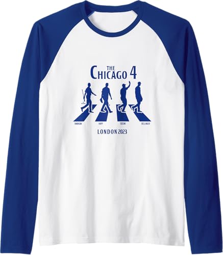 Chicago Baseball London Crosswalk MLBPA Raglan Baseball Tee