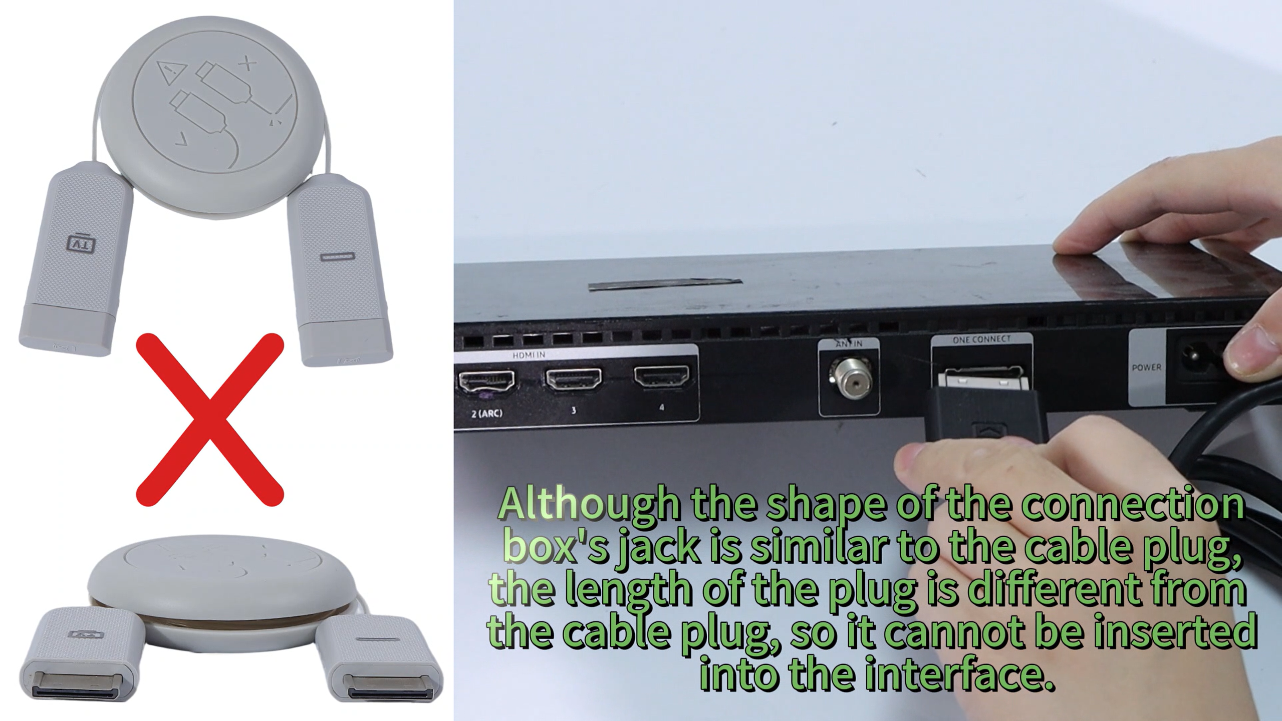 BN39-02210A One Connect Cable Compatible with Samsung TV 49''-78