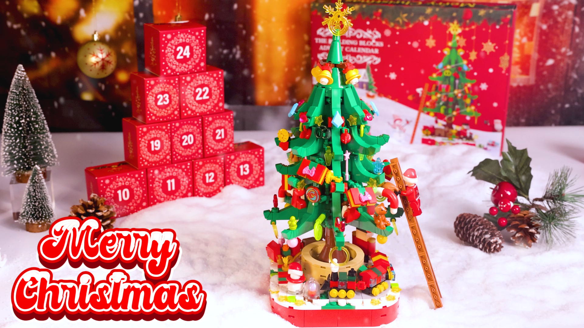 Amazon.com: Advent Calendar 2026 Christmas Tree Building Blocks