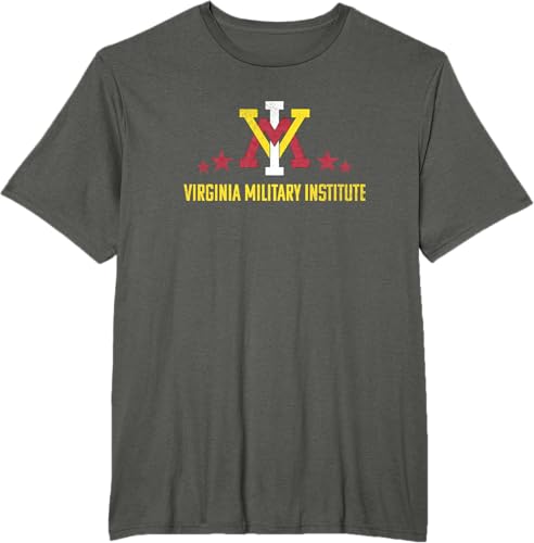 Miniatura 4 de Virginia Military Institute VMI Keydets Logo Camiseta, Negro -