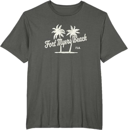 Miniatura 7 de Fort Myers Beach Florida Vintage 70s Palm Trees Graphic T-Shirt