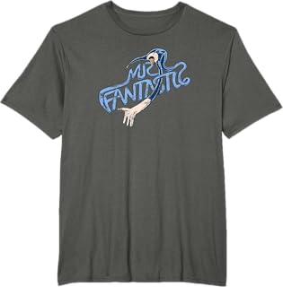Fantastic Four Mr. Fantastic Stretchy Text Retro Logo T-Shirt