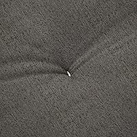 Vista 16 de Trupedic x Mozaic - Colchón de futón estándar de tamaño matrimonial de 10 pulgadas (marco no incluido), textura azul grisáceo, ideal