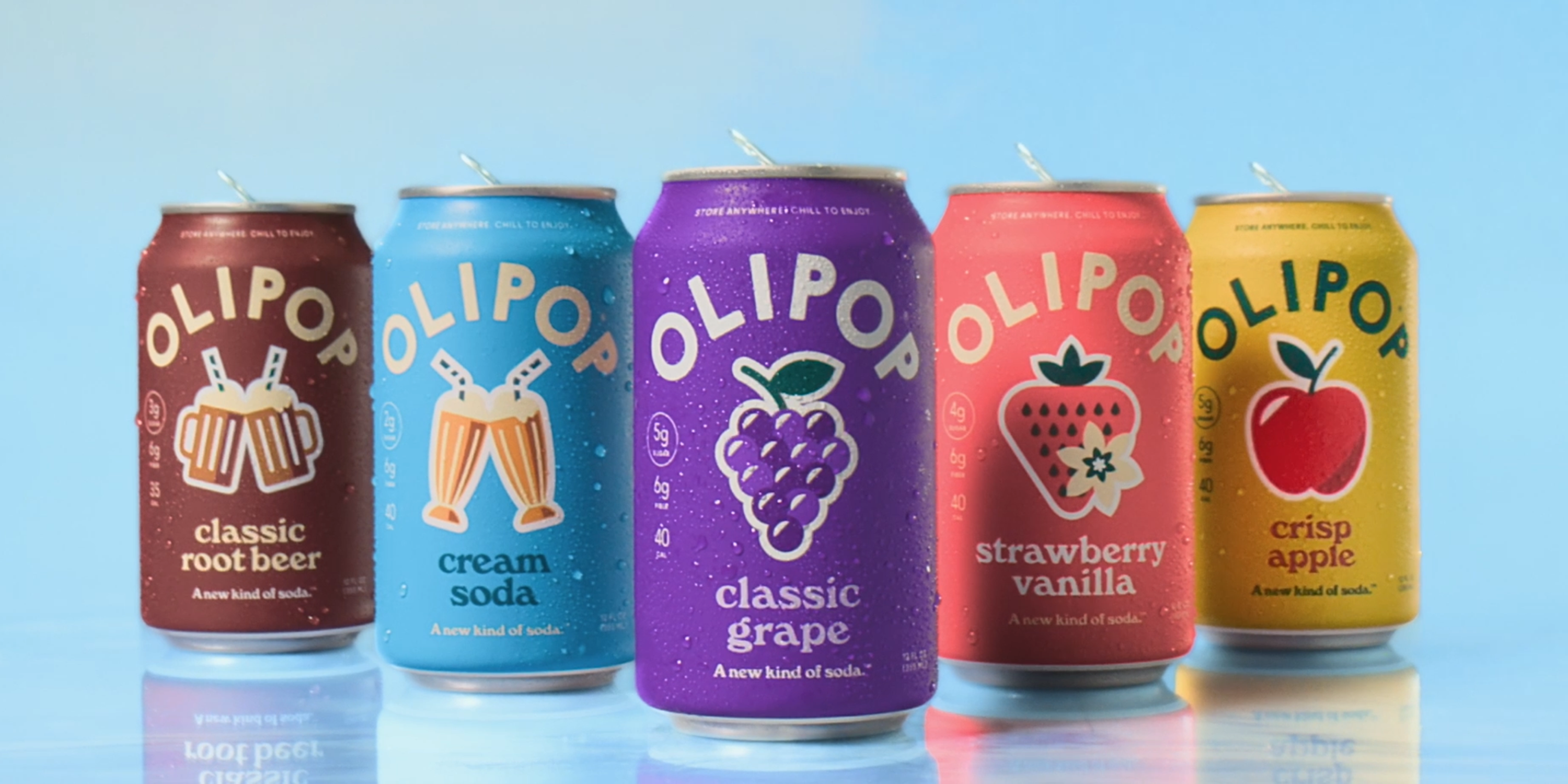 Amazon.com : OLIPOP Prebiotic Soda Pop, Banana Cream, A New Kind