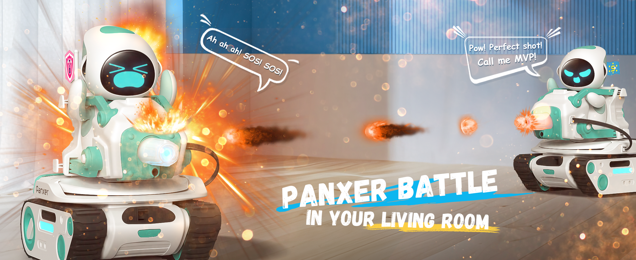 Amazon.com: Panxer+Maticontroller - RC Battle Tank Compatible with