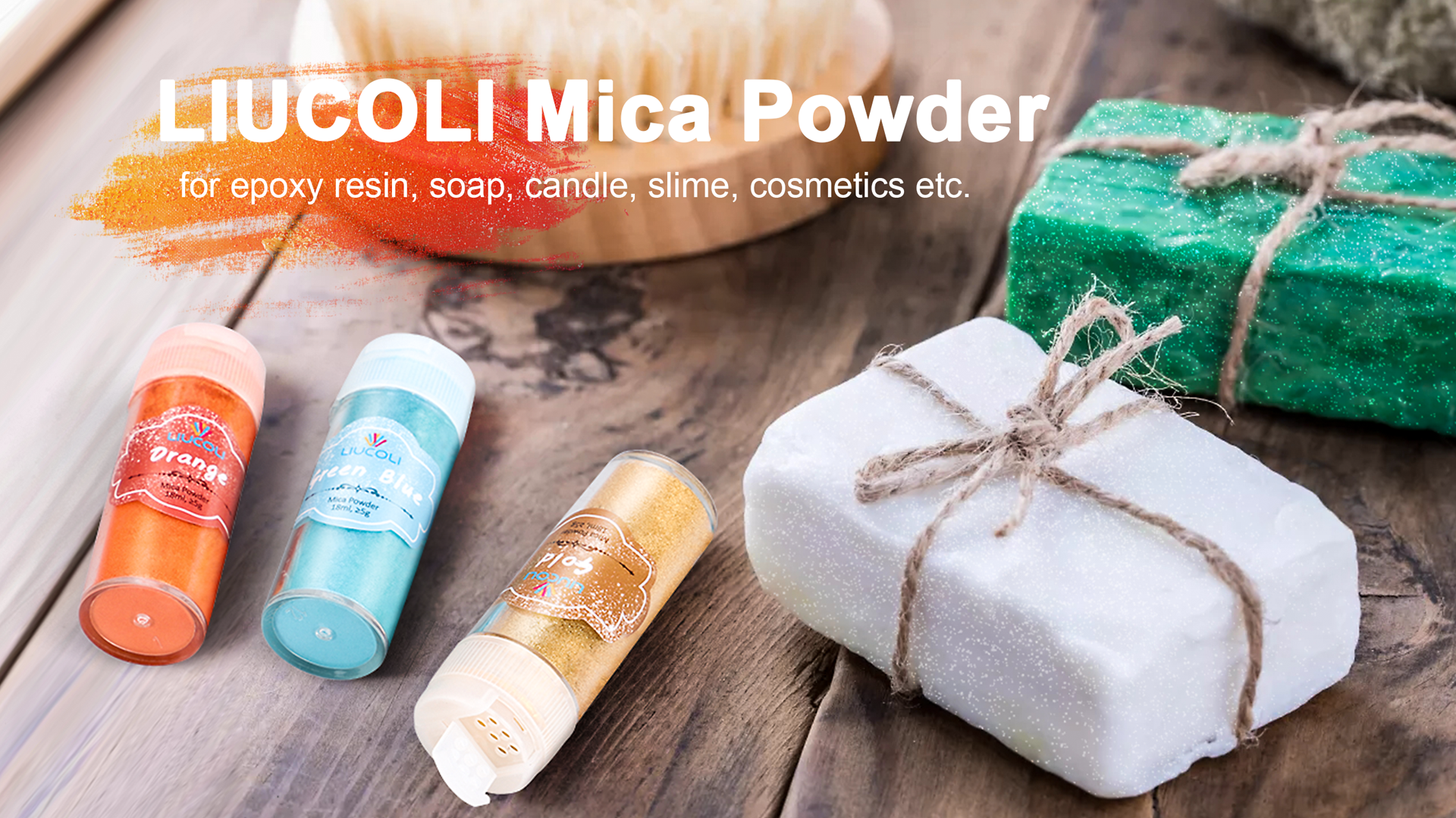 Kit 16 Colorants Résine Époxy Et Bougies - Poudre Mica Naturel 18ml - DIY Déco, Maquillage