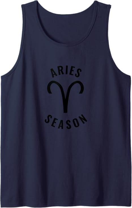 Aries Season Astrology April Zodiac Sign Tank Top