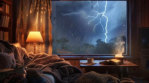 ⛈️ Thunder Ambience Screensaver: Relaxing Rain & Storm Sounds for TV