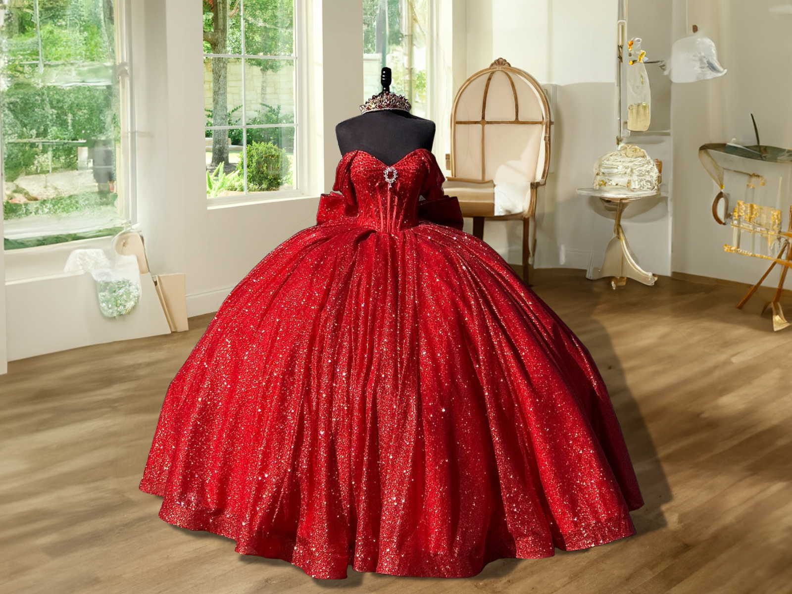 LuxeEspy Shiny Beaded Quinceanera Dresses Black Glitter Sweet 16 Dresses with Train Off Shoulder Ball Gown Puffy Womens Princess Prom Dress Diamonds 15 Dresses for Quinceanera 2: Clothing, Shoes & Jewelry
